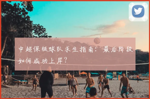中超保级球队求生指南：最后阶段如何成功上岸？